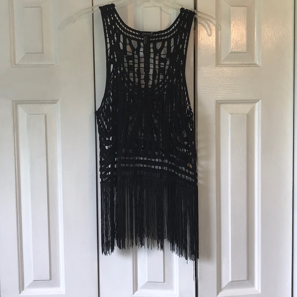 A 70s/80s inspired crop top